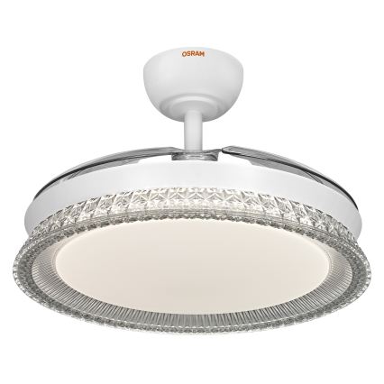 Osram - RGB LED-dæmpbar loftlampe med ventilator CIERZO LED/35W/230V 3000-6500K + fjernbetjening