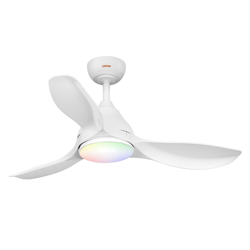 Osram - LED RGB dæmpbar loftventilator NORDES LED/18W/230V 3000-6500K + fjernbetjening