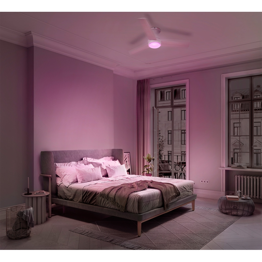 Osram - LED RGB dæmpbar loftventilator NORDES LED/18W/230V 3000-6500K + fjernbetjening
