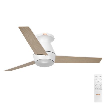 Osram - LED RGB dæmpbar loftventilator NORDES LED/18W/230V 3000-6500K + fjernbetjening