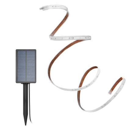 Osram - LED RGBW dæmpbar solcelledrevet LED-bånd FLEX MAGIC 5m LED/1,6W/3,7V 2000 mAh IP44 + fjernbetjening