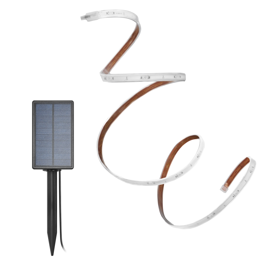 Osram - LED RGBW dæmpbar solcelledrevet LED-bånd FLEX MAGIC 5m LED/1,6W/3,7V 2000 mAh IP44 + fjernbetjening