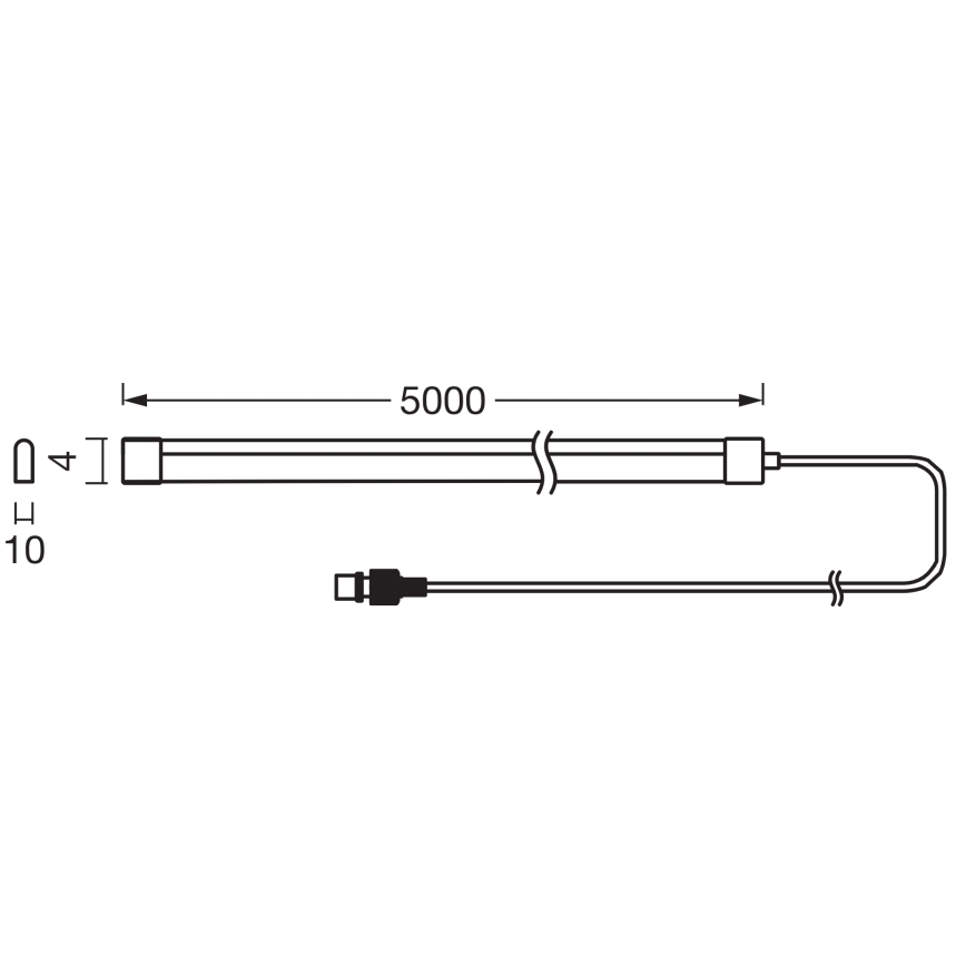 Osram - LED RGBW dæmpbar solcelledrevet LED-bånd FLEX MAGIC 5m LED/1,6W/3,7V 2000 mAh IP44 + fjernbetjening