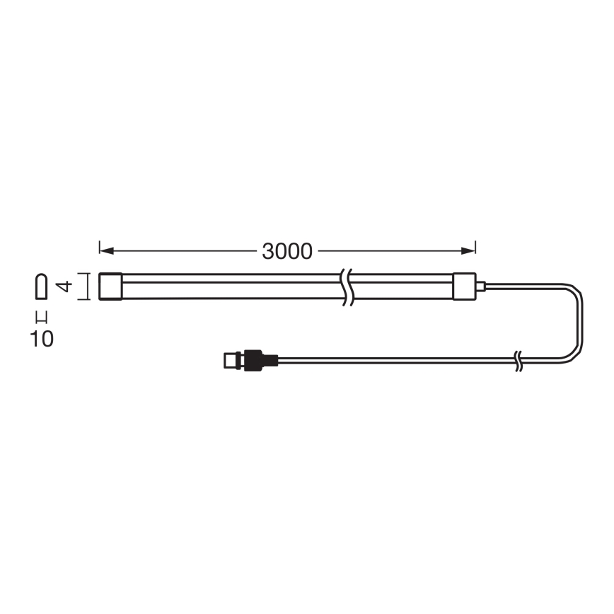 Osram - LED RGBW dæmpbar solcelledrevet LED-bånd FLEX MAGIC 3m LED/1,2W/3,7V 2000 mAh IP44 + fjernbetjening