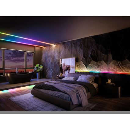 Osram - SMART+ MAGIC FLEX 5m dæmpbar RGB-LED-strip 24W/230V Wi-Fi + fjernbetjening