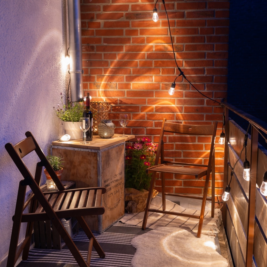 Osram - LED RGB Dæmpbar udendørs lyskæde SMART+ STRING 12xLED/230V 7,47m IP44 Wi-Fi