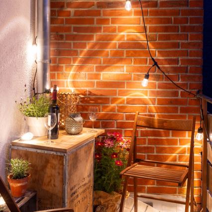 Osram - LED RGB Dæmpbar udendørs lyskæde SMART+ STRING 12xLED/230V 7,47m IP44 Wi-Fi