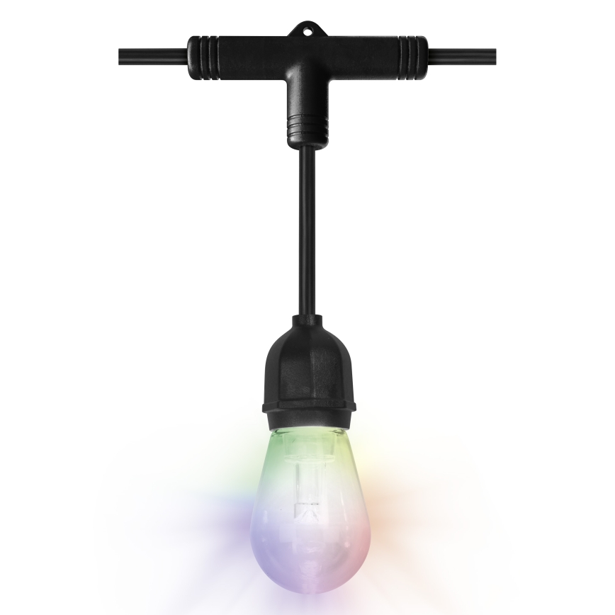 Osram - LED RGB Dæmpbar udendørs lyskæde SMART+ STRING 12xLED/230V 7,47m IP44 Wi-Fi