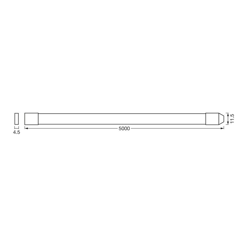 Osram - LED RGBW Dæmpbar udendørs LED-strimmel SMART+ FLEX 5m LED/14,5W/230V 2700-6500K IP44 Wi-Fi