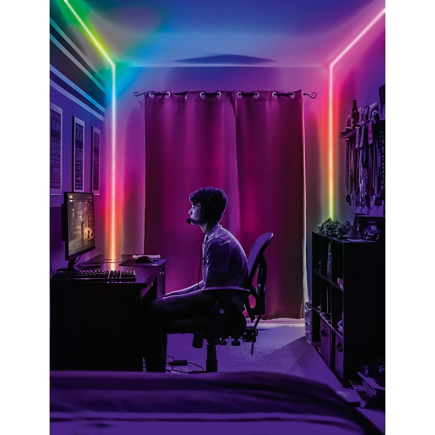Osram - LED RGBW dæmpbar LED-stribe NEON FLEX 2m LED/4W/5V + fjernbetjening