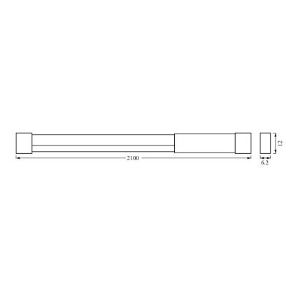 Osram - LED RGBW dæmpbar LED-stribe NEON FLEX 2m LED/4W/5V + fjernbetjening