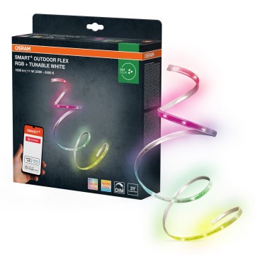 Osram - LED RGB+TW Dæmpbar udendørs LED-stribe SMART+ FLEX 5m LED/11W/230V 2000-6500K IP65
