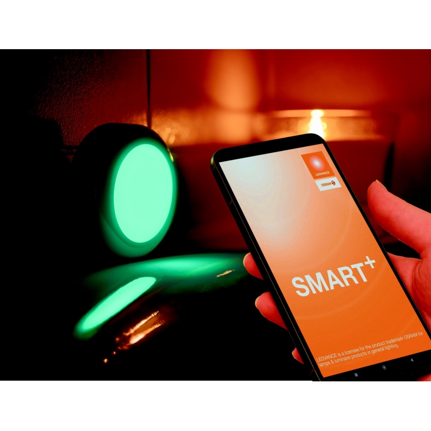 Osram - LED RGBW Dæmpbar berøringsbetjent orienteringslampe SMART+ DOT-IT LED/0,5W/3,7V 300 mAh