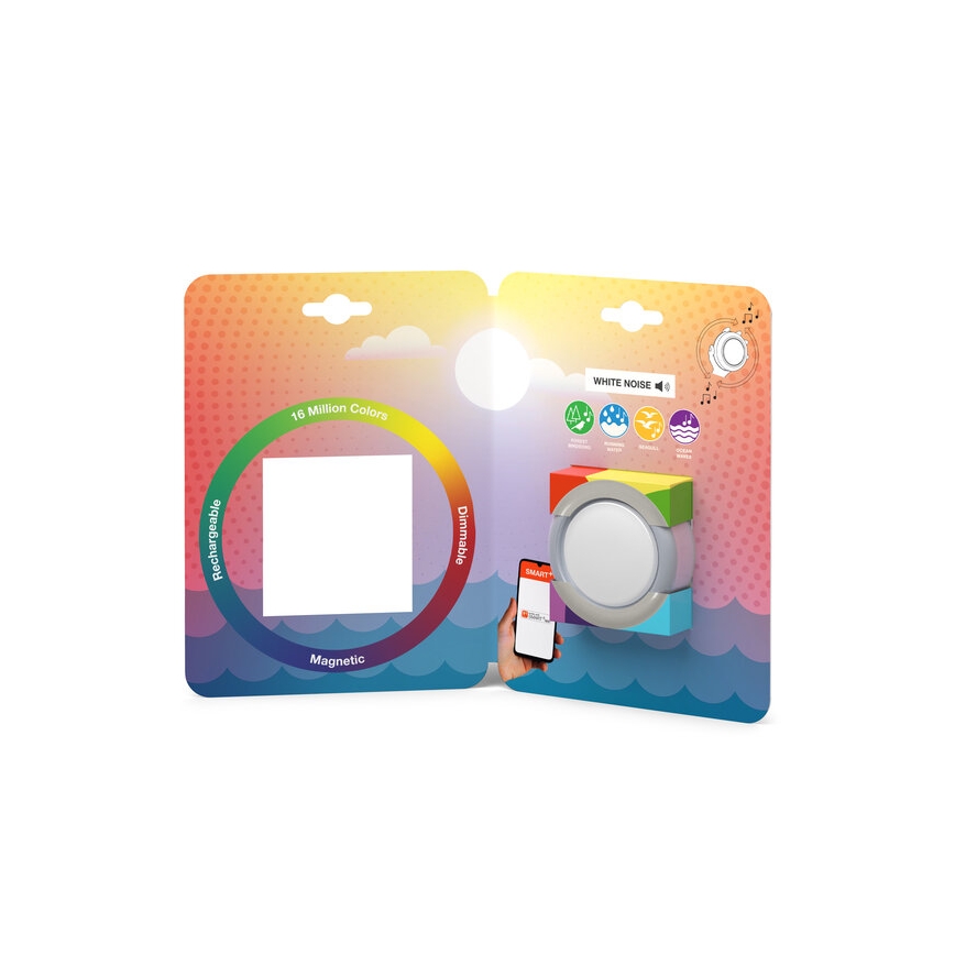 Osram - LED RGBW Dæmpbar berøringsbetjent orienteringslampe SMART+ DOT-IT LED/0,5W/3,7V 300 mAh