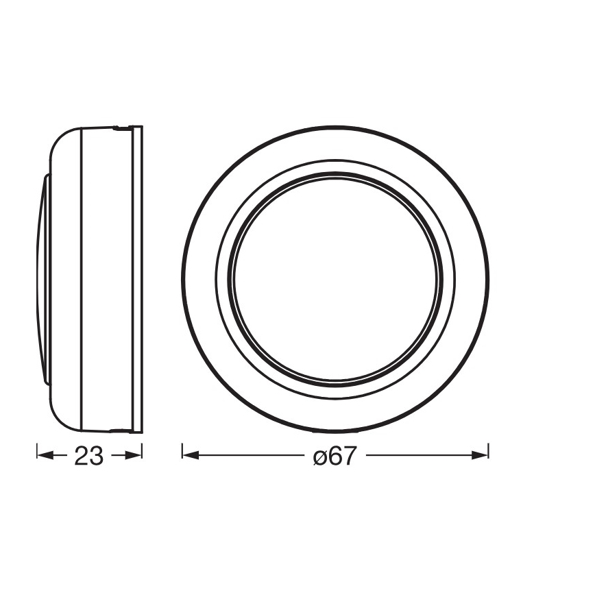 Osram - LED RGBW Berøringsbetjent, dæmpbar orienteringslampe SMART+ DOT-IT LED/0,5W/3,7V 300 mAh