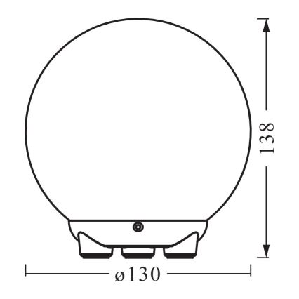 Ledvance - LED RGBW dæmpbar genopladelig bordlampe SMART+ MAGIC LED/2,5W/5V 2200-6500K Wi-Fi hvid