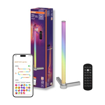 Osram - LED RGBW dæmpbar bordlampe SMART+ MAGIC LED/7,5W/230V 2700-6500K sølv Wi-Fi + fjernbetjening
