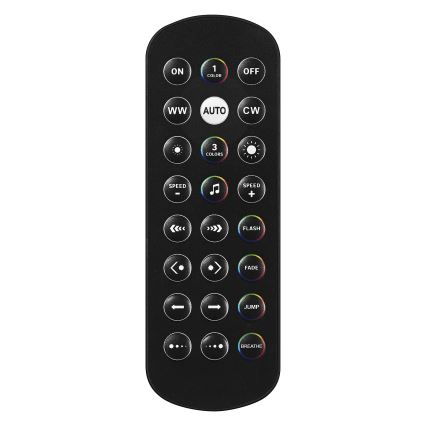 Osram - LED RGBW Dæmpbar bordlampe SMART+ MAGIC LED/7,5W/230V 2700-6500K sort Wi-Fi + fjernbetjening