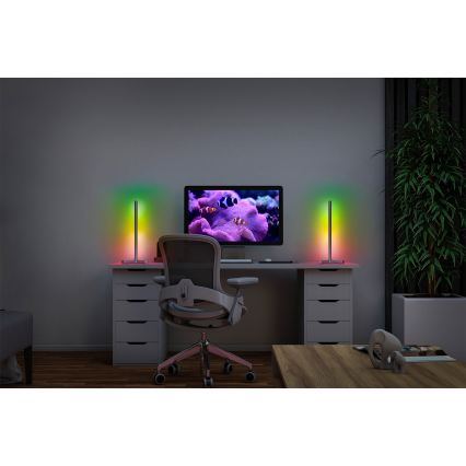 Osram - LED RGBW dæmpbar bordlampe SMART+ MAGIC LED/7,5W/230V 2700-6500K sølv Wi-Fi + fjernbetjening
