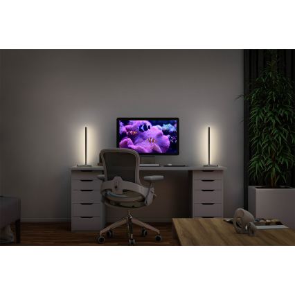 Osram - LED RGBW dæmpbar bordlampe SMART+ MAGIC LED/7,5W/230V 2700-6500K sølv Wi-Fi + fjernbetjening