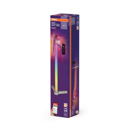 Osram - LED RGBW dæmpbar bordlampe SMART+ MAGIC LED/7,5W/230V 2700-6500K sølv Wi-Fi + fjernbetjening