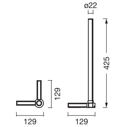 Osram - LED RGBW dæmpbar bordlampe SMART+ MAGIC LED/7,5W/230V 2700-6500K sølv Wi-Fi + fjernbetjening