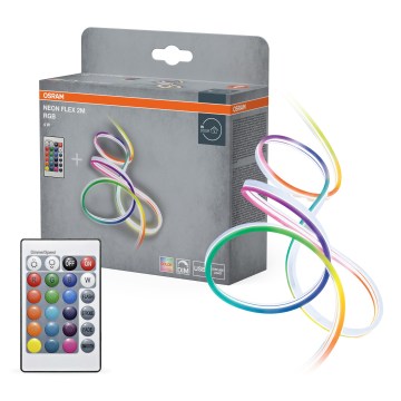 Osram - LED RGBW dæmpbar LED-stribe NEON FLEX 2m LED/4W/5V + fjernbetjening