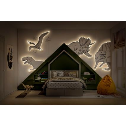 Osram - LED RGBW dæmpbar LED-strip FLEX 5m LED/10W/230V + fjernbetjening