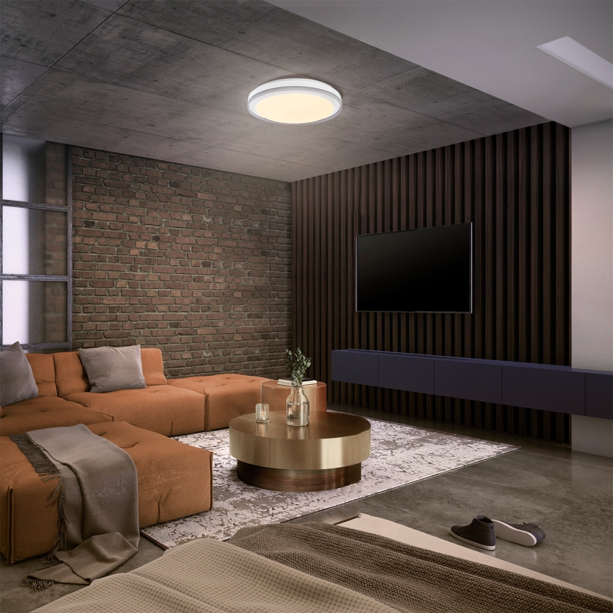 Osram - SMART+ MAGIC LED RGBW loftlampe, dæmpbar, 38 W, 230 V, Ø 49 cm, hvid, 2700–6500 K, Wi‑Fi