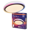 Osram - LED RGBW dæmpbar loftlampe SMART+ MAGIC LED/38W/230V Ø 49 cm sort 2700-6500K Wi-Fi