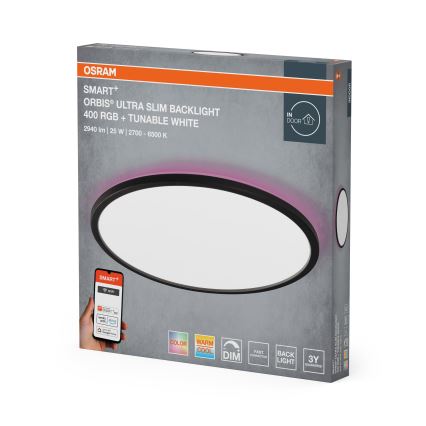Osram - LED RGBW Dæmpbar loftlampe SMART+ ORBIS LED/25W/230V Ø 40 cm 2700-6500K Wi-Fi