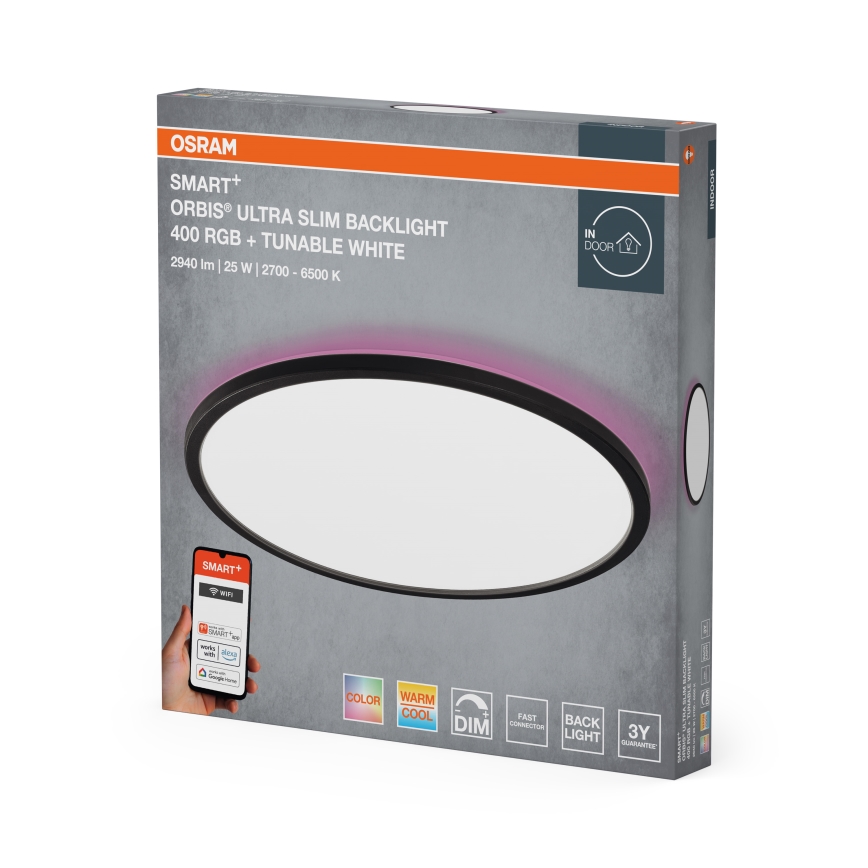 Osram - LED RGBW Dæmpbar loftlampe SMART+ ORBIS LED/25W/230V Ø 40 cm 2700-6500K Wi-Fi