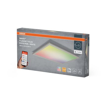 Osram -LED RGBW dæmpbar loftlampe SMART+ PLANON LED/28W/230V 60x30 cm Wi-Fi