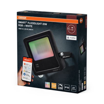 Osram - LED RGBW dæmpbar reflektor SMART+ FLOODLIGHT LED/20W/230V IP65 Wi-Fi