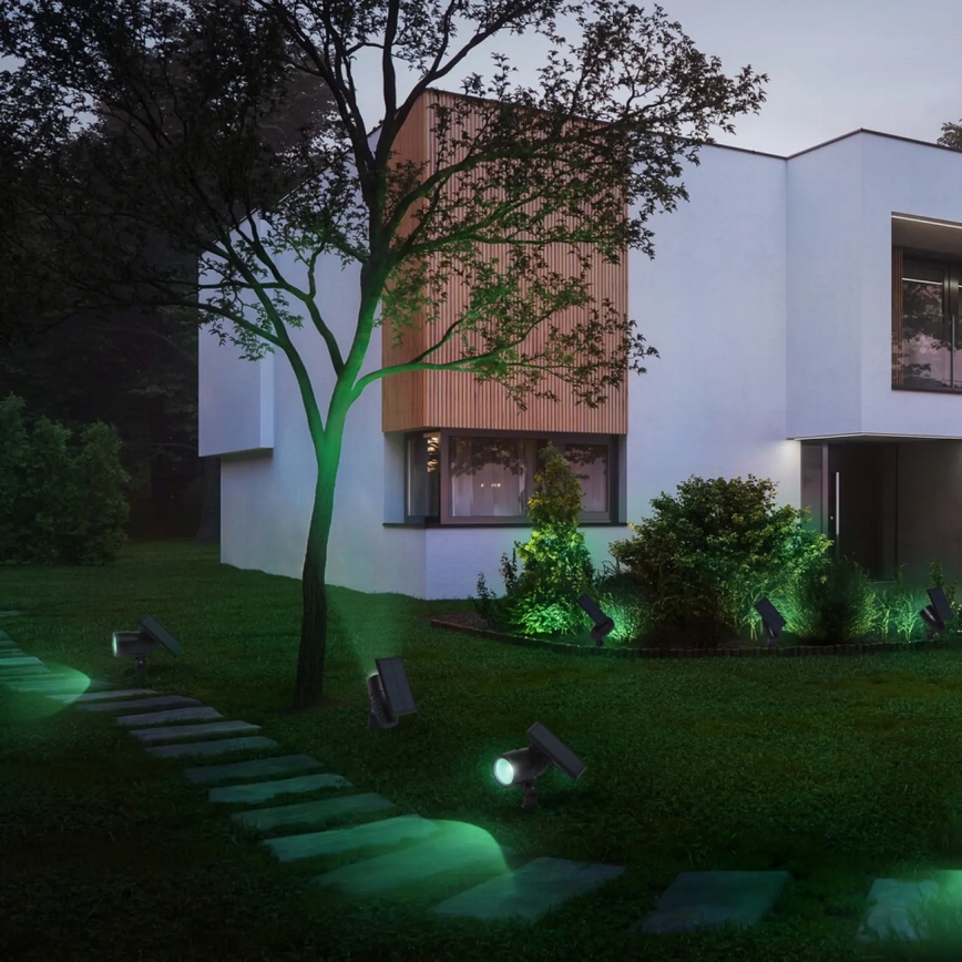 Osram - LED RGBW Dæmpbar solcellelampe SMART+ SOLAR LED/0,6W/3,7V 2000 mAh 3000-6500K IP44