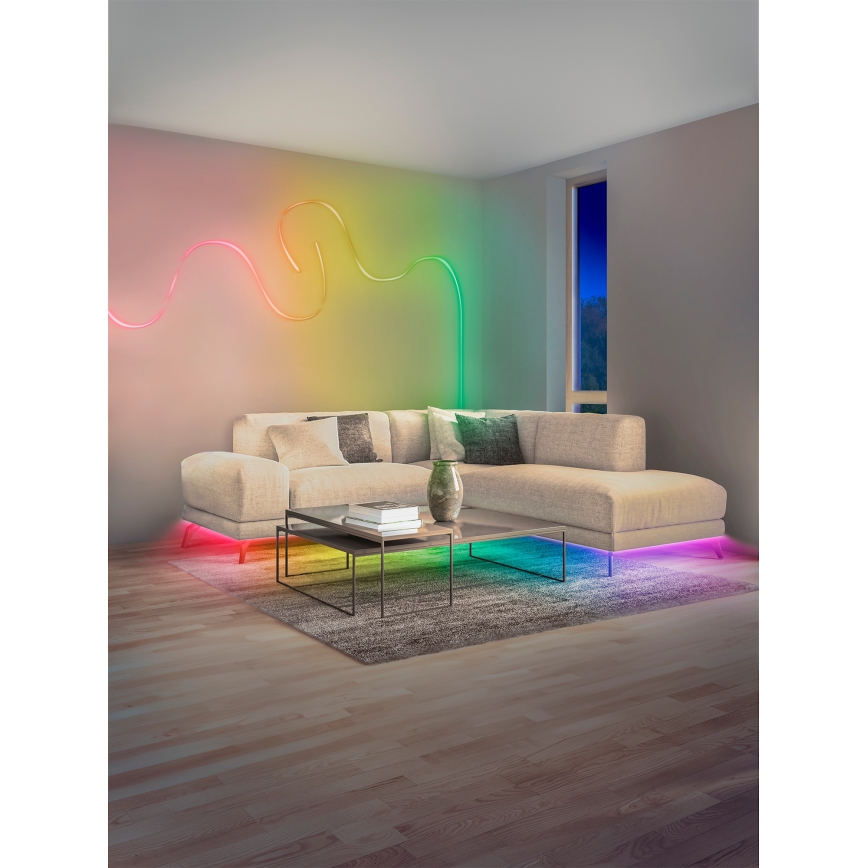 Osram - LED RGBW dæmpbar udendørs LED-stribe SMART+ MAGIC 5m LED/21W/230V IP44 Wi-Fi + fjernbetjening