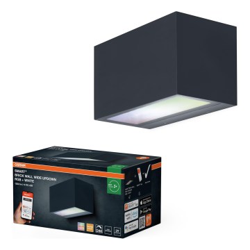 Osram - LED RGBW dæmpbar udendørs væglampe SMART+ BRICK LED/14W/230V IP44 Wi-Fi