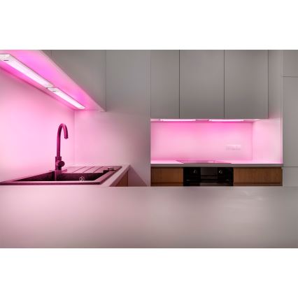 Osram - LED RGBW dæmpbart underskabsarmatur LINEAR EDGE LED/8W/230V 50 cm hvid + fjernbetjening