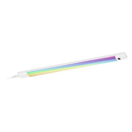 Osram - LED RGBW dæmpbar underskabslampe med bevægelsessensor LINEAR EDGE LED/8W/230V 50 cm hvid + fjernbetjening