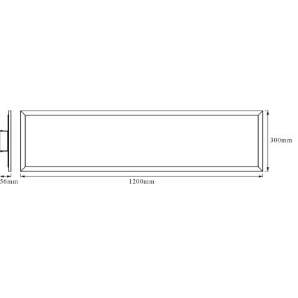 Osram - SMART+ PLANON RGBW-LED dæmpbar loftlampe LED/36W/230V 120x30 cm Wi-Fi