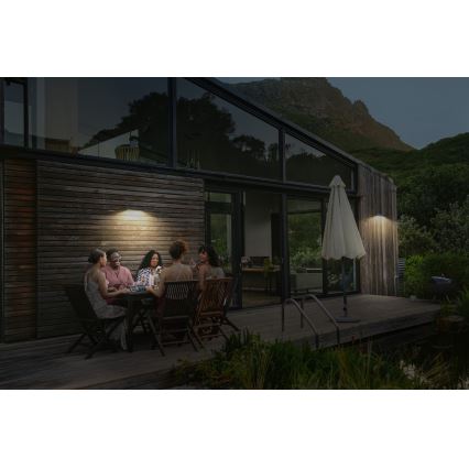 Osram - LED solcelle-væglampe med sensor ENDURA STYLE LED/12,4W/4,2V 2000 mAh IP54 antracit