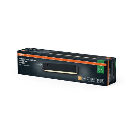 Osram - LED solcelle-væglampe med sensor ENDURA STYLE LED/12,4W/4,2V 2000 mAh IP54 antracit