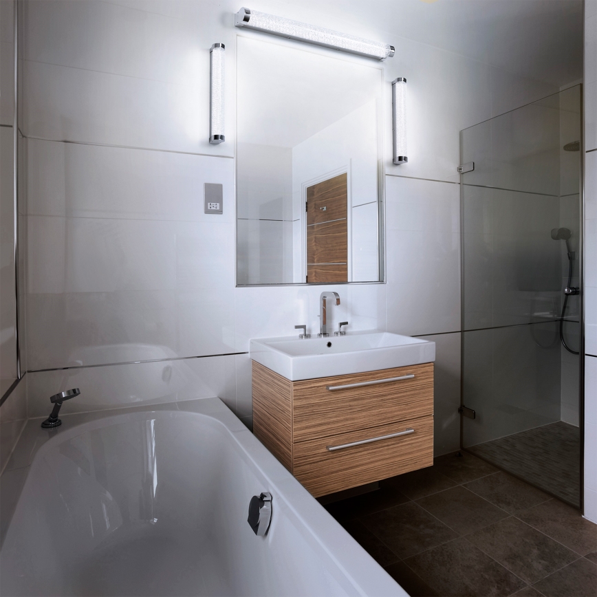 Osram - Dæmpbar LED-belysning til badeværelsesspejl ORBIS TUBE LED/12W/230V 3000/4000K 60 cm IP44 mat krom