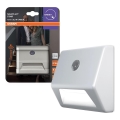 Osram - LED trappearmatur med sensor NIGHTLUX LED/0,25W/3xAAA IP54 hvid
