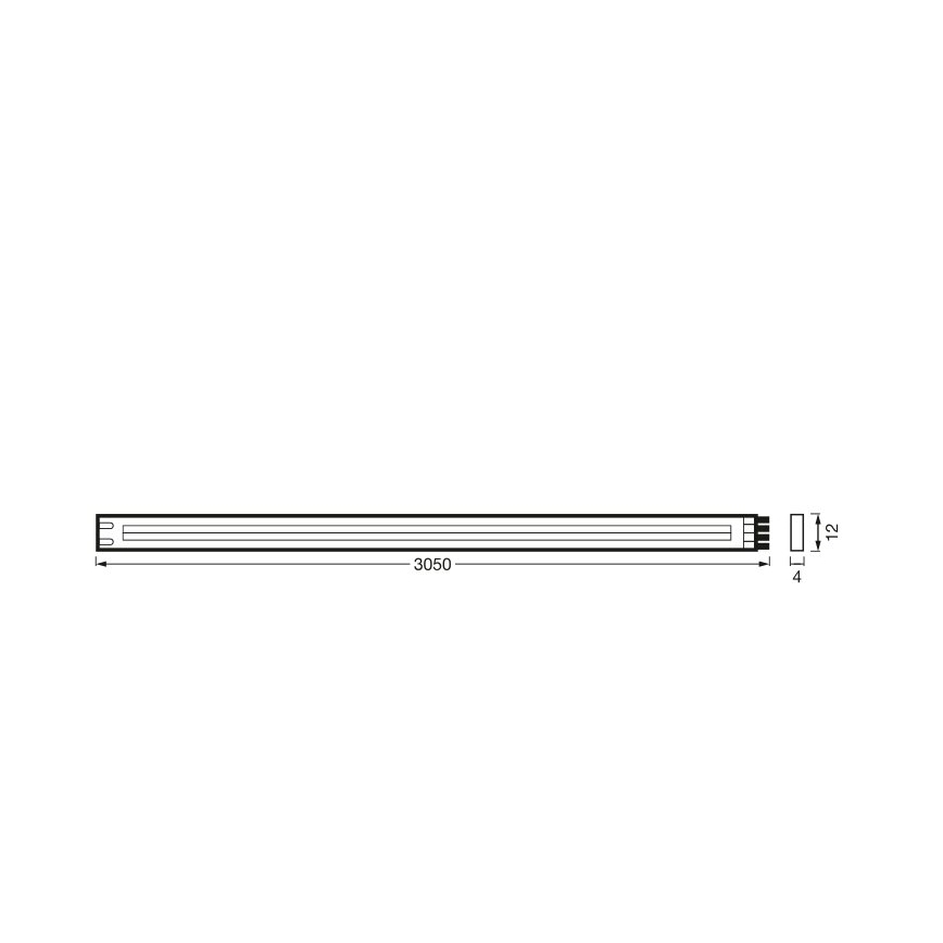 Osram - LED udendørs lysbånd FLEX COB 3m LED/15W/230V IP44