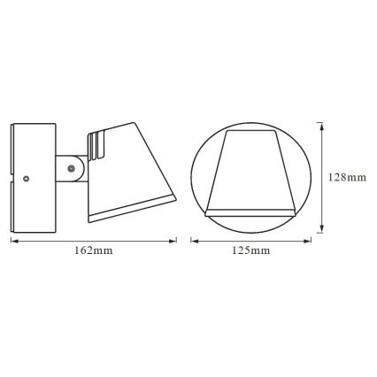 Osram - LED udendørs væglampe ENDURA STYLE LED/13,5W/230V IP44