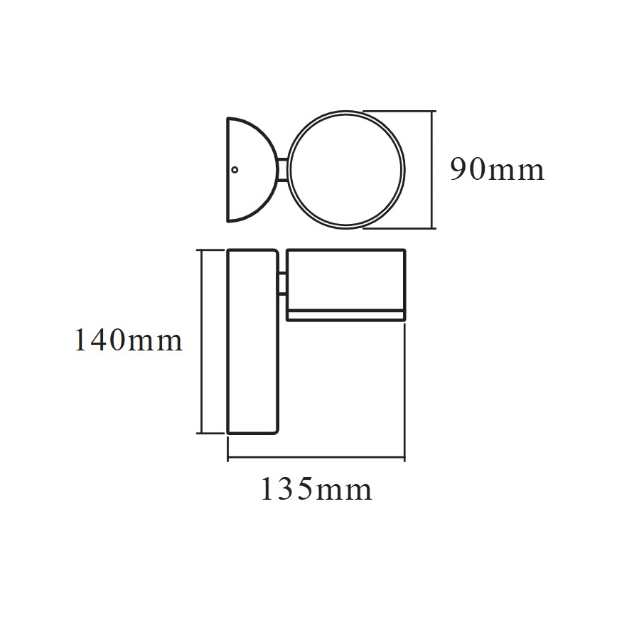 Osram - LED udendørs væglampe ENDURA STYLE LED/8W/230V IP44