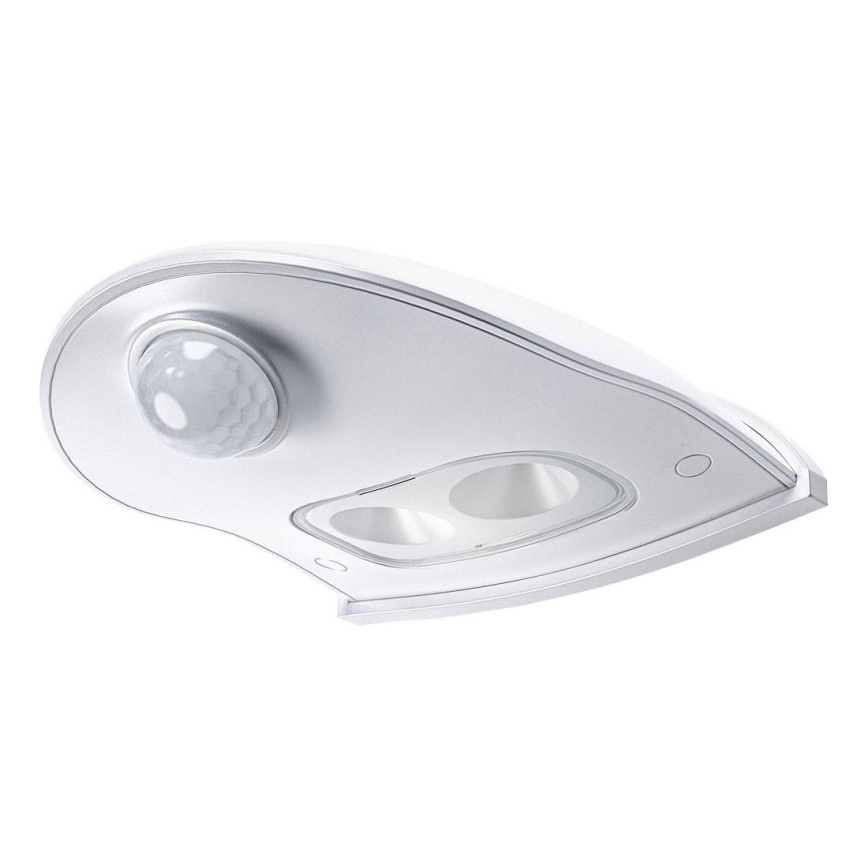 Osram - LED udendørs vægarmatur med sensor DOORLED LED/0,5W/3xAA IP54 hvid