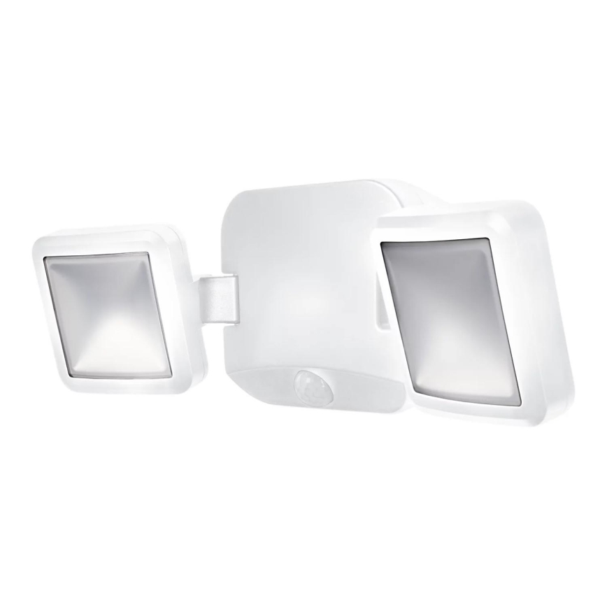 Osram - LED udendørs vægreflektor med sensor BATTERY 2xLED/5W/4xD IP54