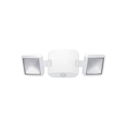 Osram - LED udendørs vægreflektor med sensor BATTERY 2xLED/5W/4xD IP54